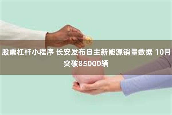 股票杠杆小程序 长安发布自主新能源销量数据 10月突破85000辆