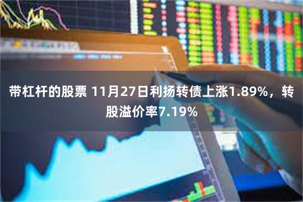 带杠杆的股票 11月27日利扬转债上涨1.89%，转股溢价率